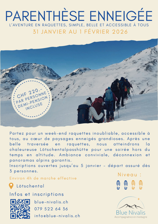 Premiers pas en raquettes dans les alpes - 31 janvier au 1 février