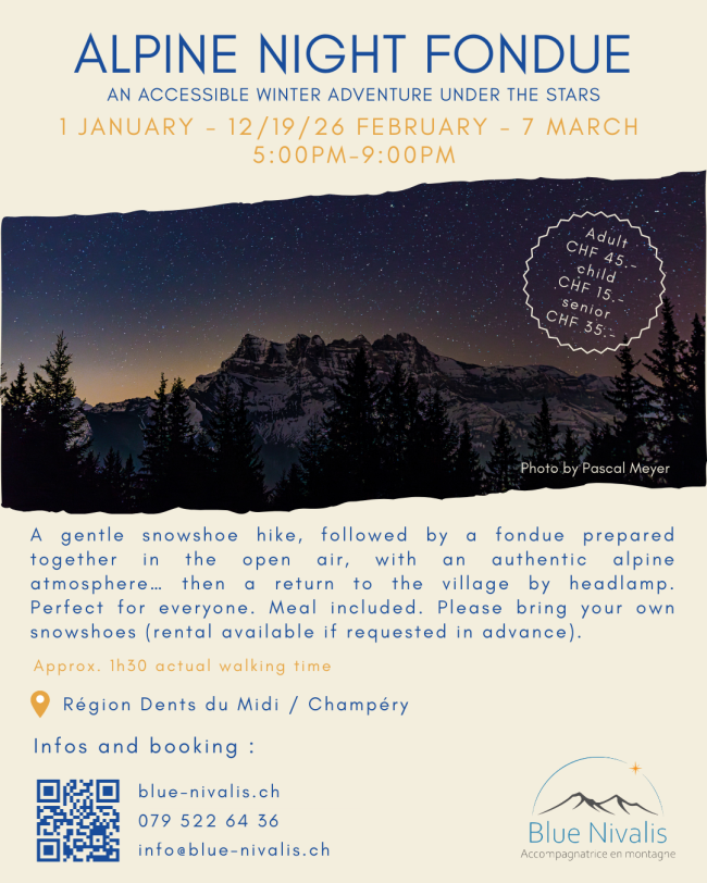 Fondue sous les étoiles