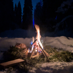 RAQUETTES - RACLETTES AU FEU DE BOIS - Morgins